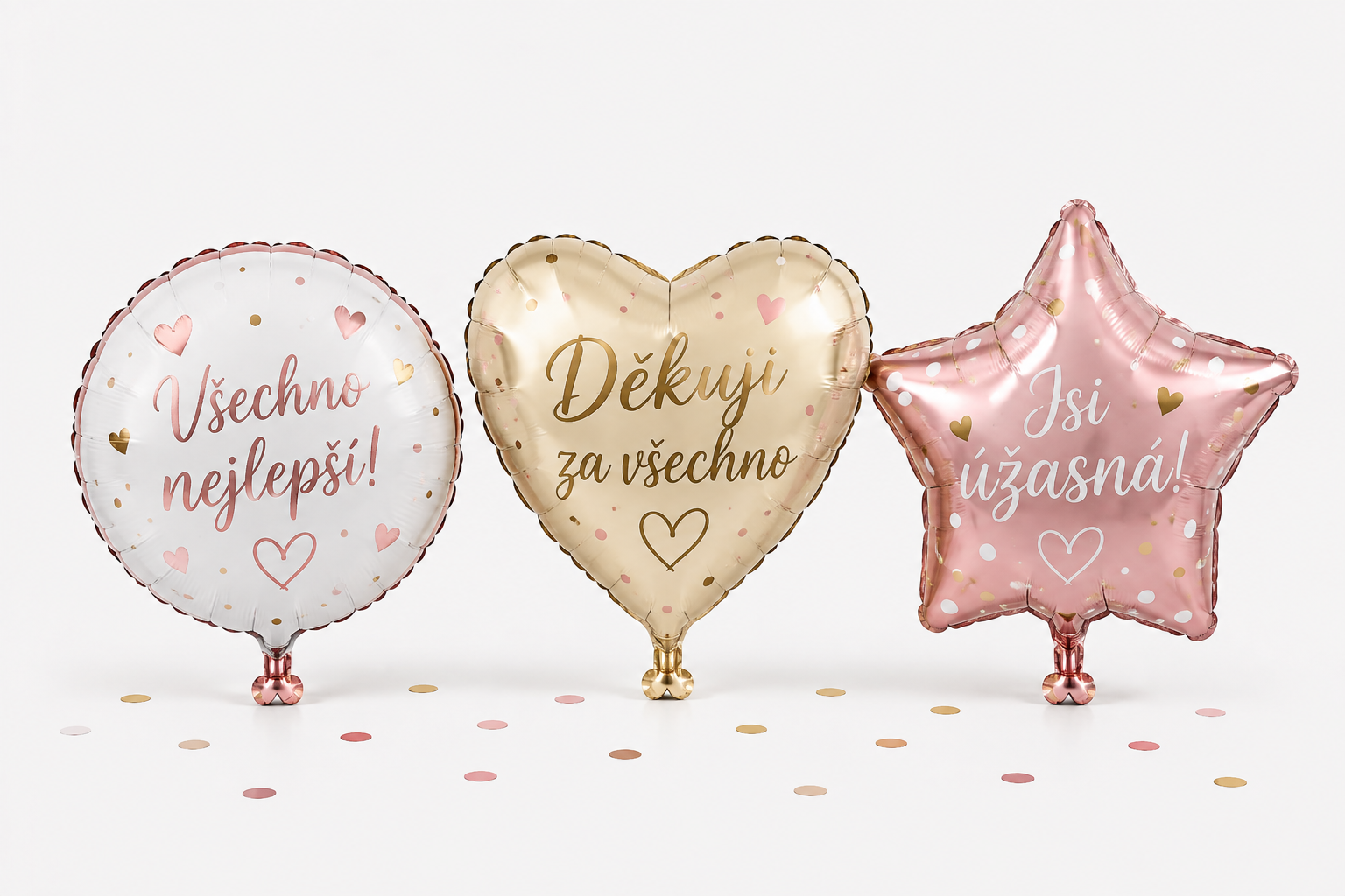 Balonky se vzkazy