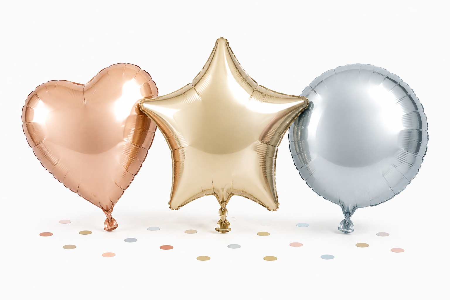 Foliové balonky jednobarevné