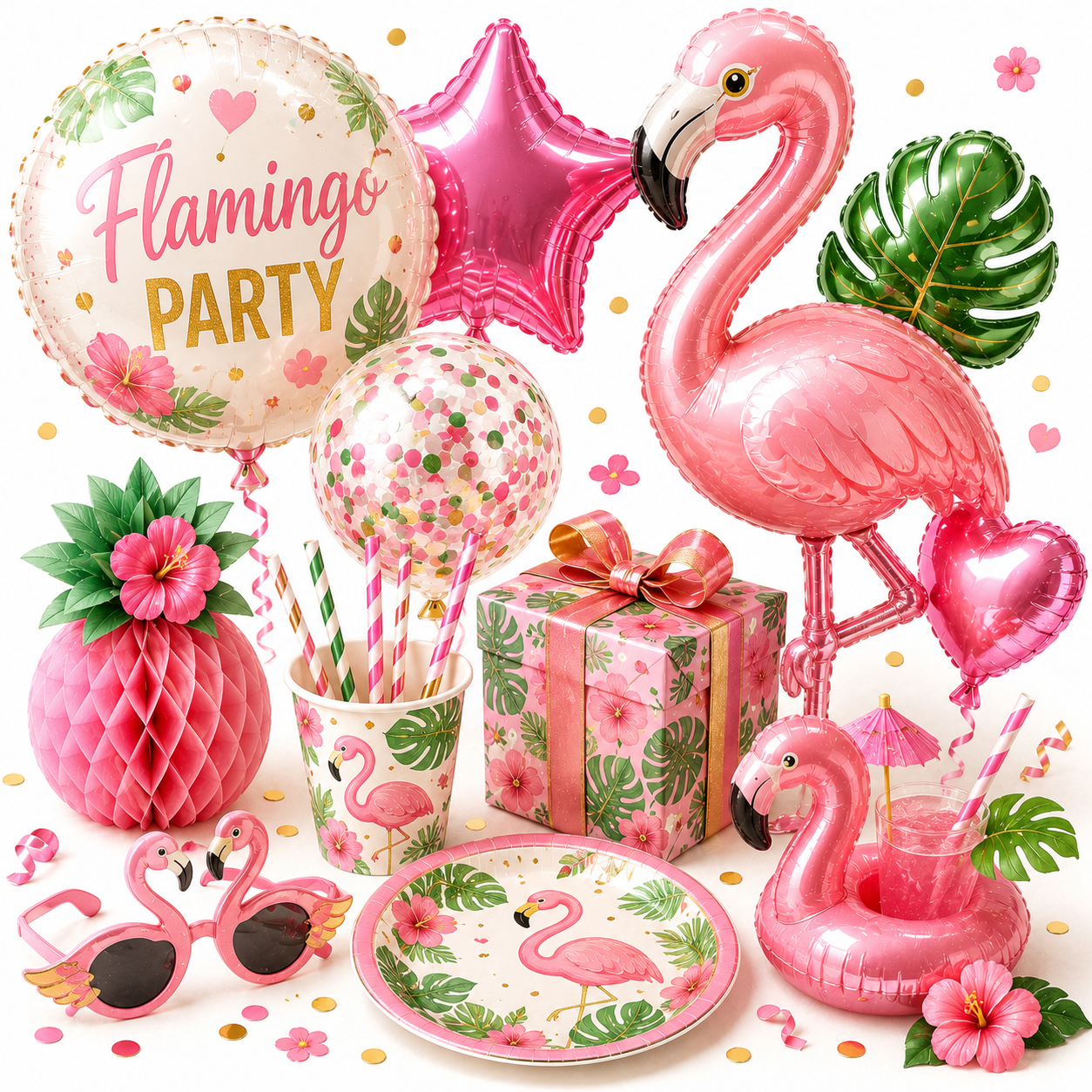 Plameňák - Flamingo party